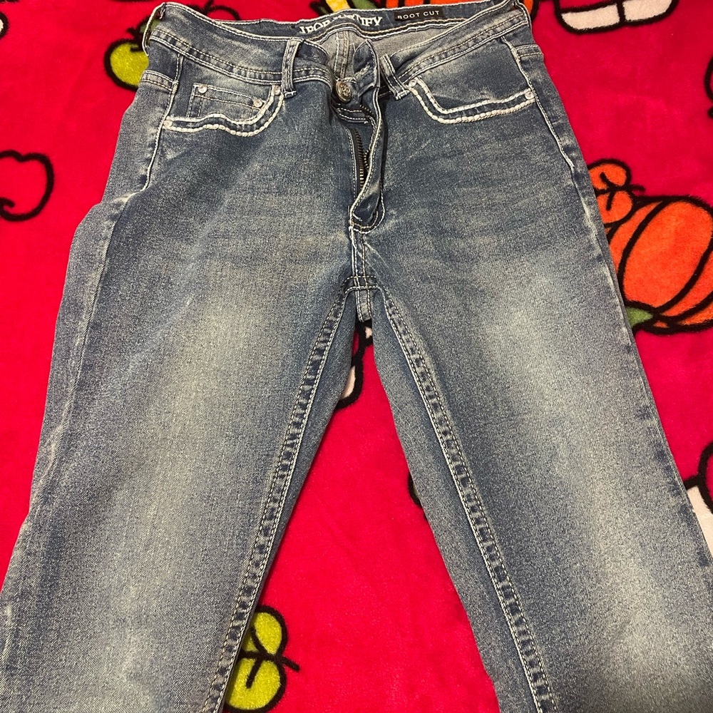 J for Justify Men's Classic Blue Bootcut Jeans